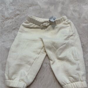 Cream with Sparkles Sweatpants 9 months